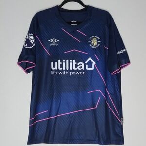 Allan Campbell Luton Town Football Club Umbro 2023/2024 Football Jersey Men's L